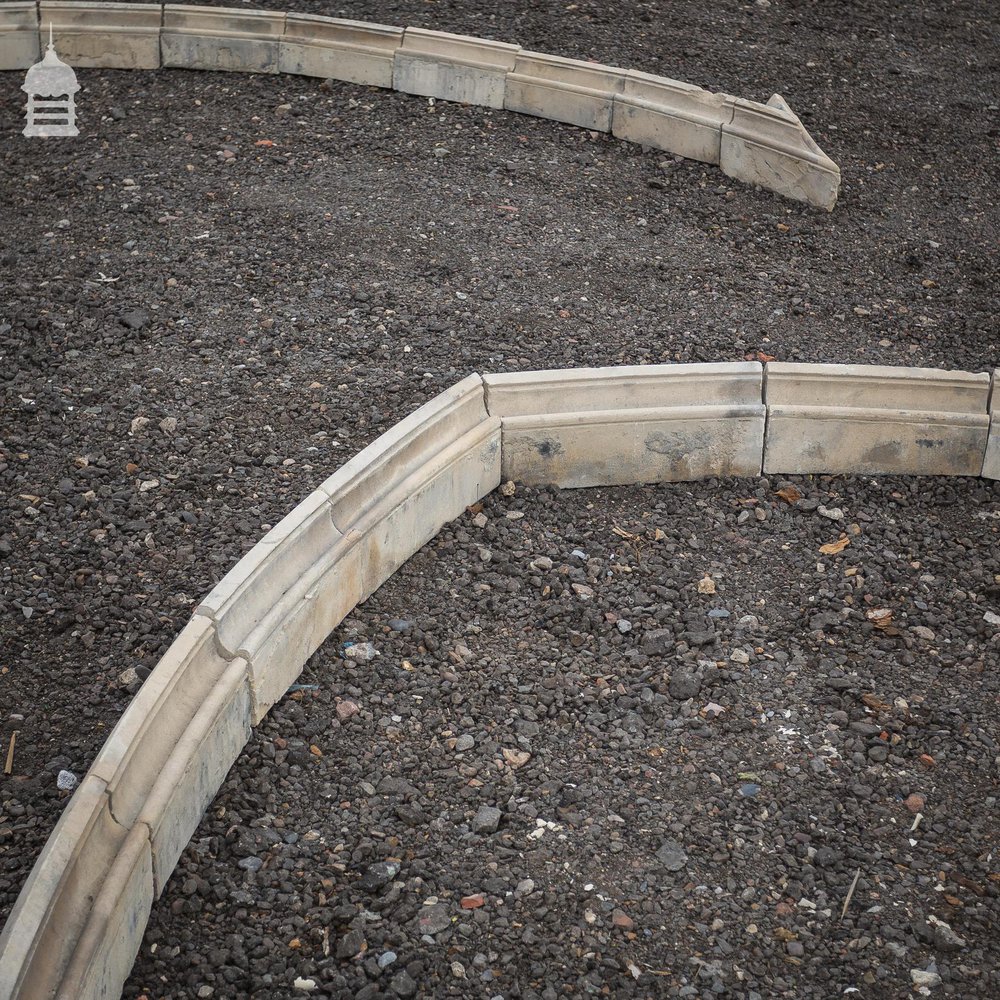 Set of 6 Carved Stone Archway Mouldings from a Church