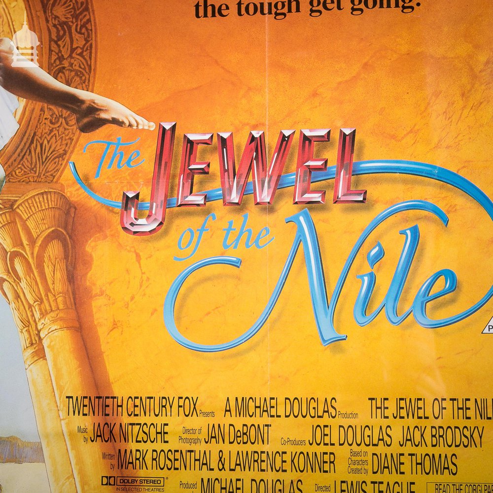 Original Framed ‘JEWEL OF THE NILE’ Quad Movie Poster