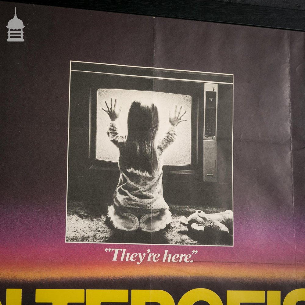 Original ‘POLTERGEIST’ Quad Movie Poster in Black Frame