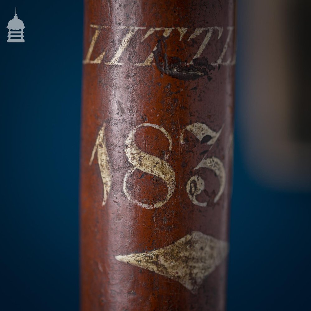 Rare Crested Georgian Truncheon Dated 1831 from Little Fransham with W.R IIII Monogram