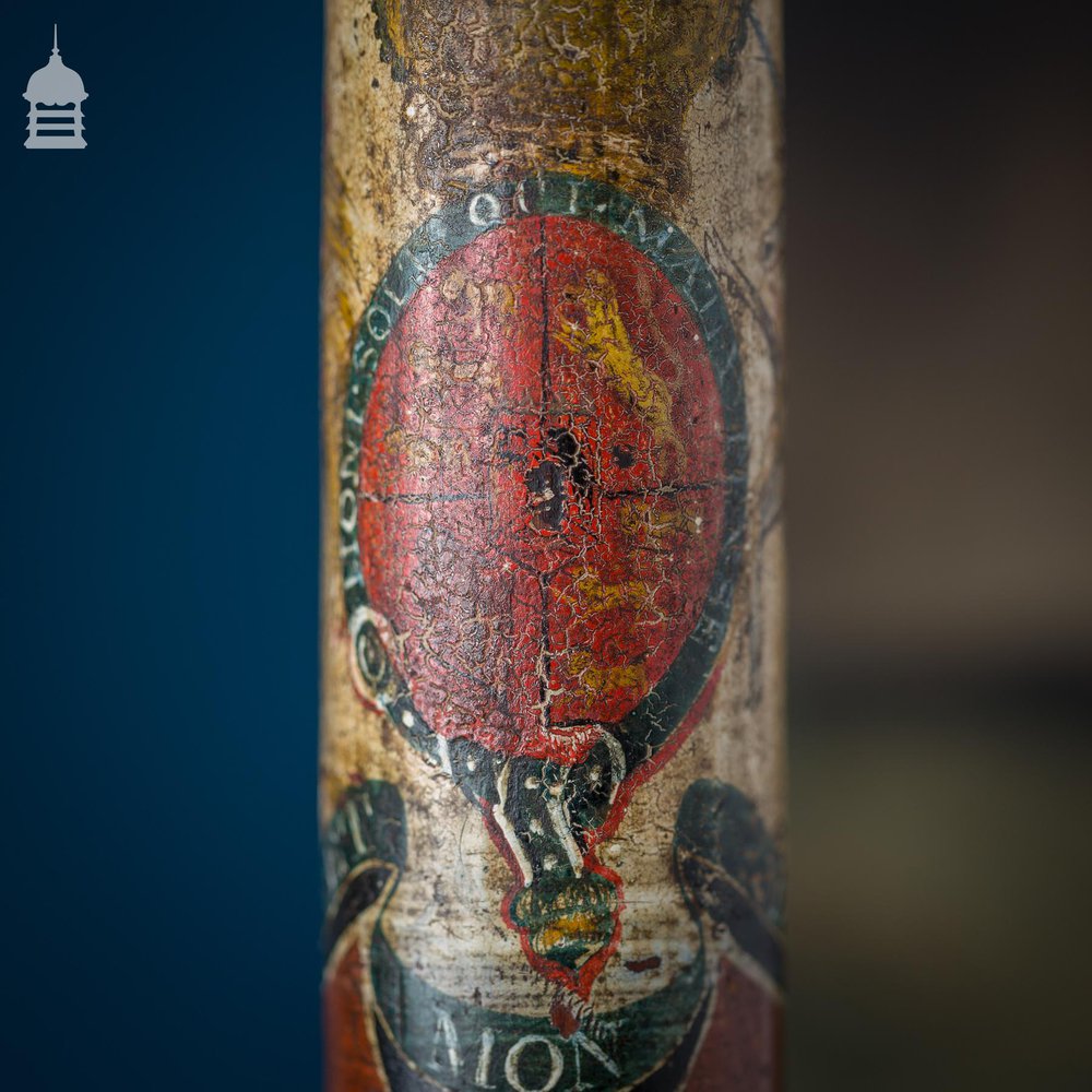 Rare Crested Georgian Truncheon Dated 1831 from Little Fransham with W.R IIII Monogram