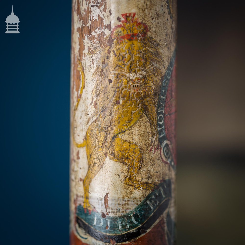 Rare Crested Georgian Truncheon Dated 1831 from Little Fransham with W.R IIII Monogram