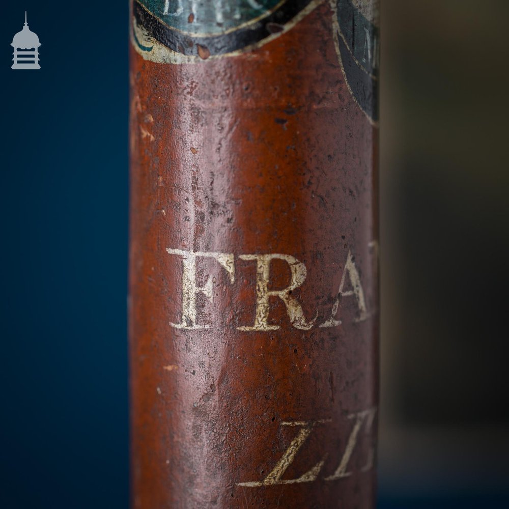 Rare Crested Georgian Truncheon Dated 1831 from Little Fransham with W.R IIII Monogram