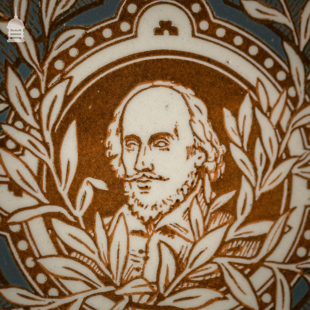 Minton, Hollins & Co Shakespeare Glazed Tile