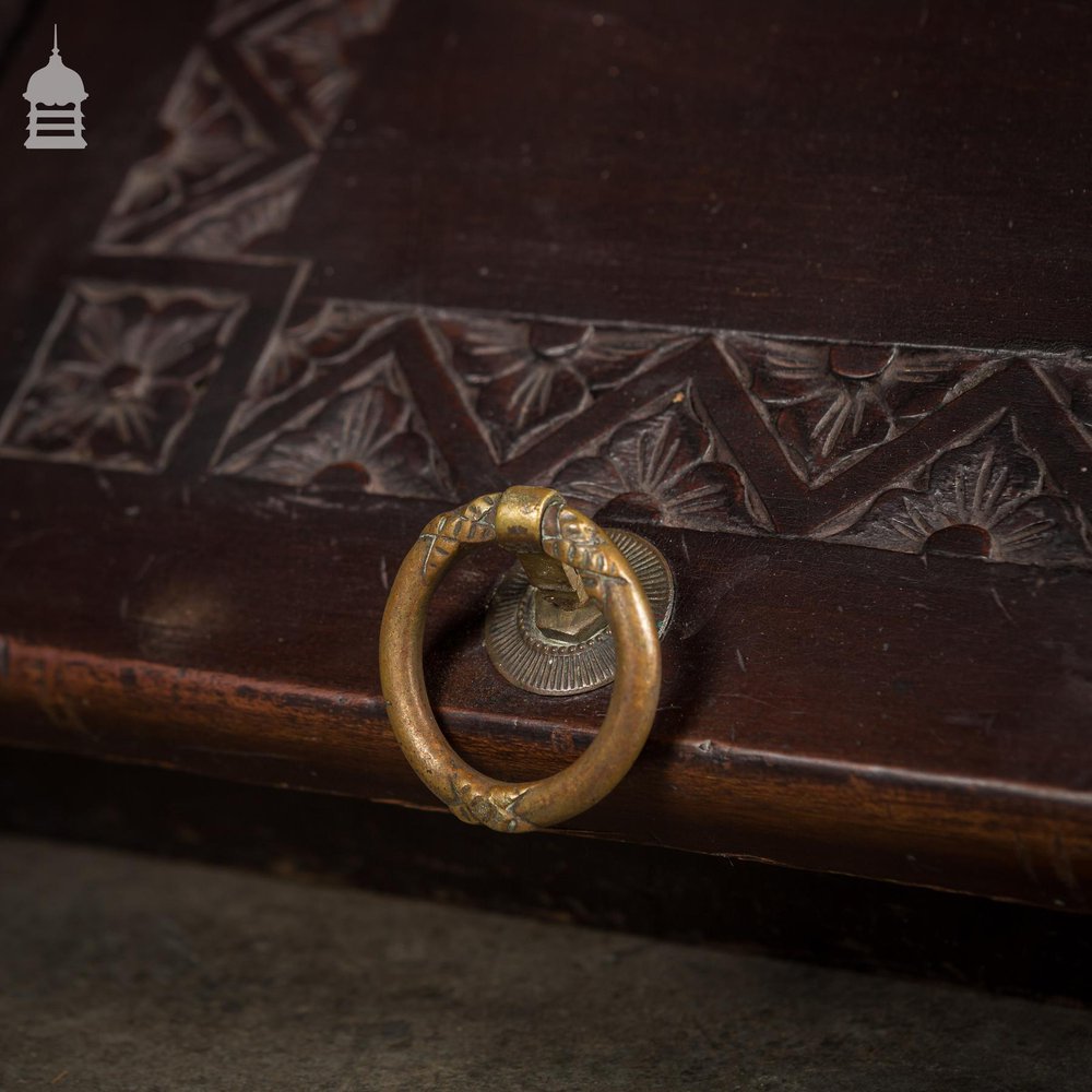 19th C Mahogany Coal Scuttle