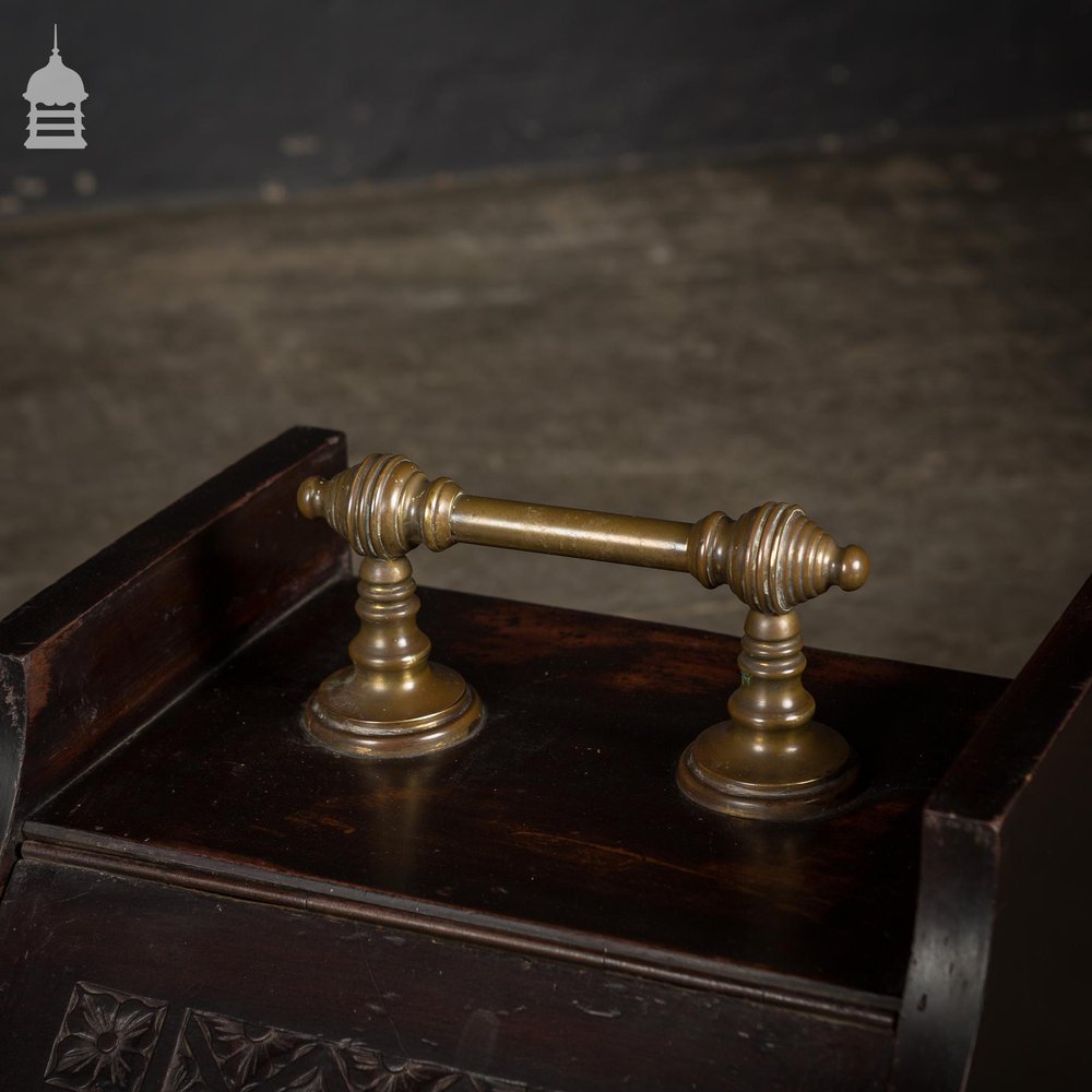 19th C Mahogany Coal Scuttle