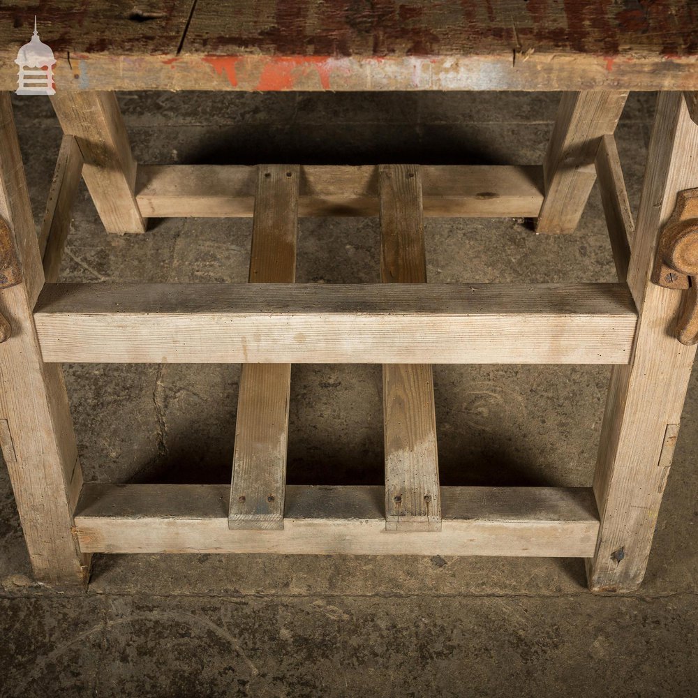 Bygone Wooden Base With Reclaimed Wooden Table Top