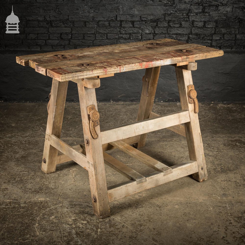 Bygone Wooden Base With Reclaimed Wooden Table Top