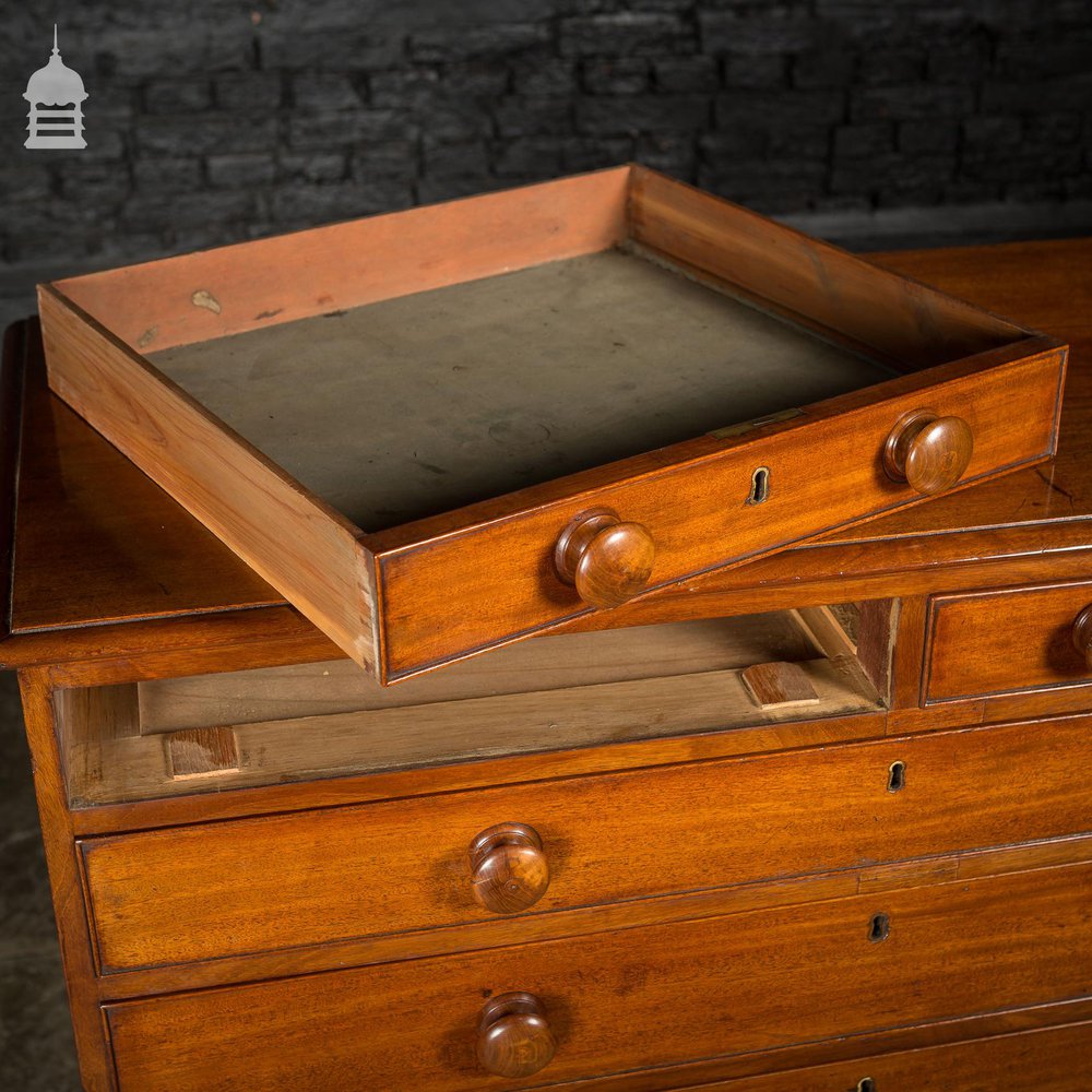 Fine Example of an Early 19th C Single Plank Cuban Mahogany Chest of Drawers