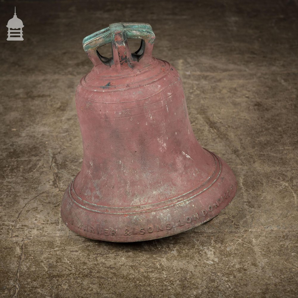 John Warner and Sons Bronze Bell Dated 1875