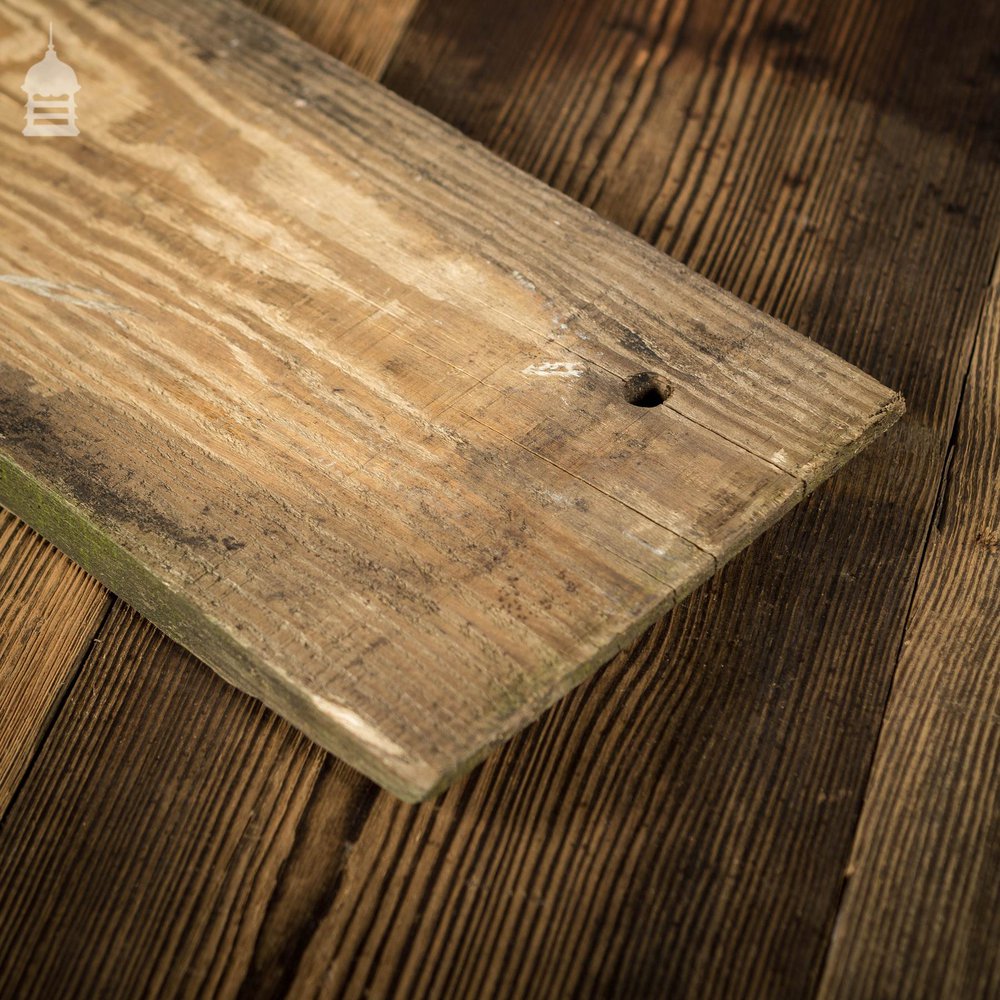 Batch of 12 Square Metres of Rustic Pine Floorboard or Wall Cladding with Grained Brushed Finish