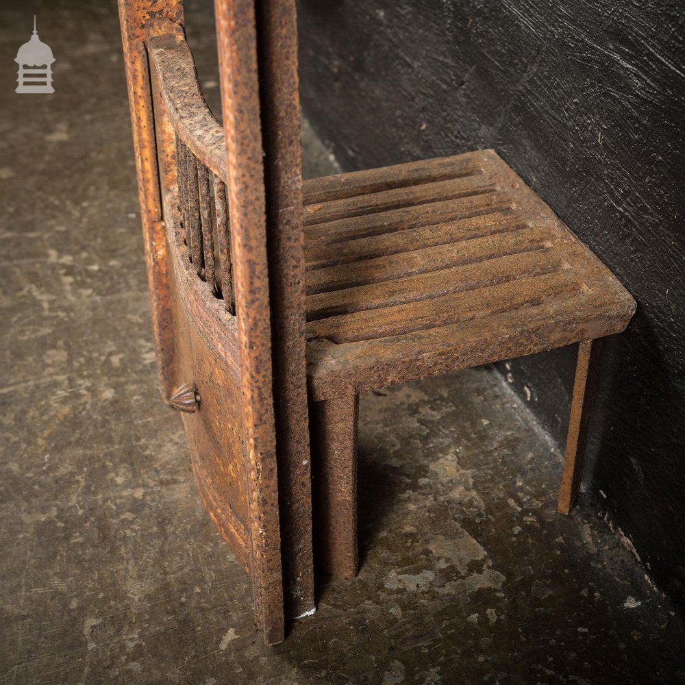 19th C Rare Narrow Bedroom Fireplace