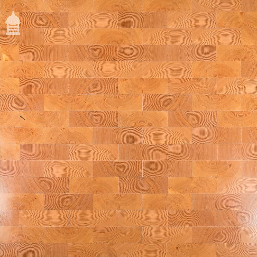 End Grain Columbian Pine Block Parquet Flooring