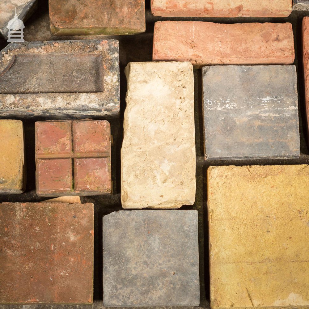 The Walled Garden Mix of Reclaimed Flooring Floor Tiles