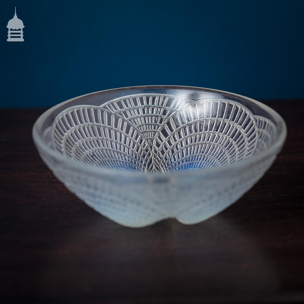 Rene Lalique Coquilles Opalescent Bowl