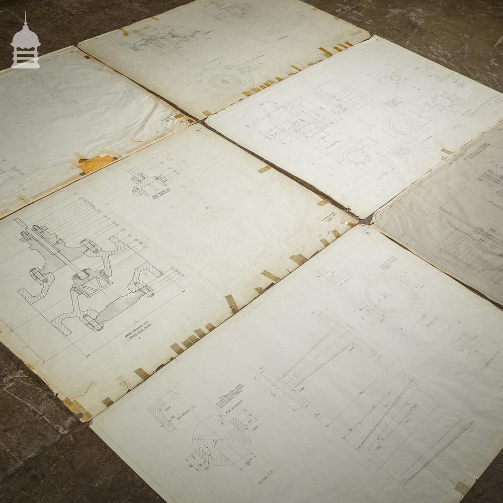 30 Pages of Industrial Drawings Plans Schematics