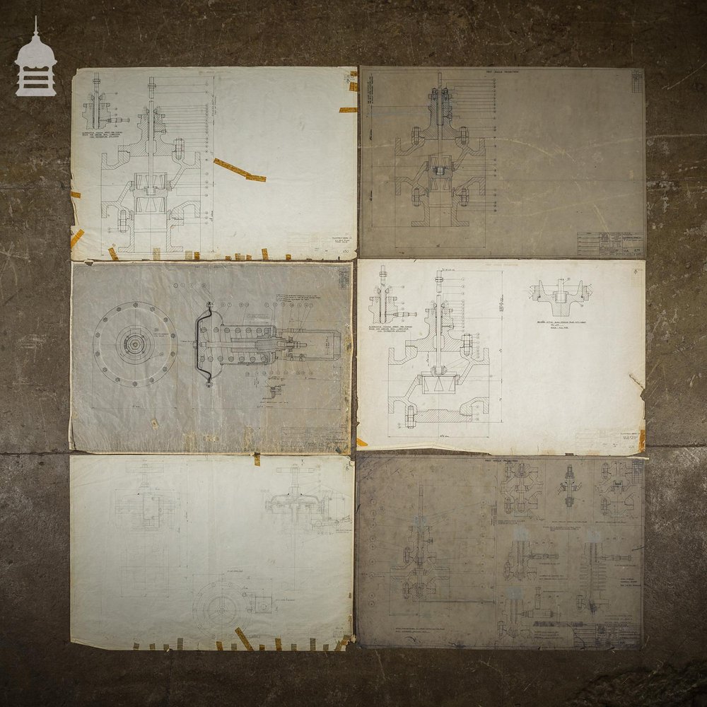 30 Pages of Industrial Drawings Plans Schematics