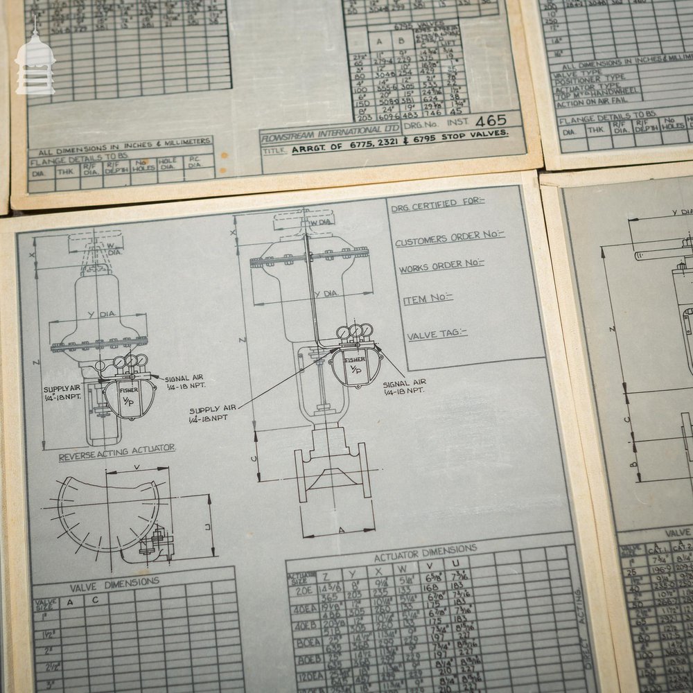 140 Pages of Vintage Industrial Drawings Plans Schematics