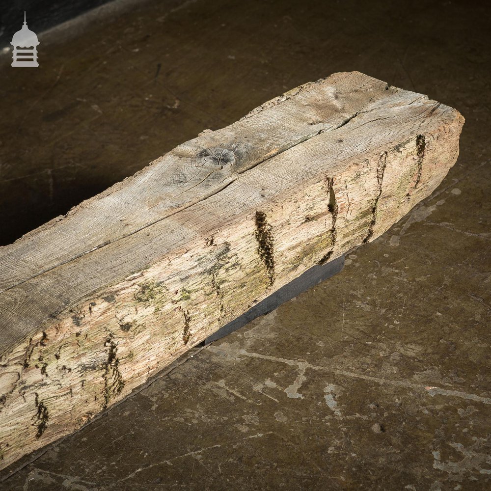 Rustic Waney Edge Reclaimed Seasoned Oak Beam Slab