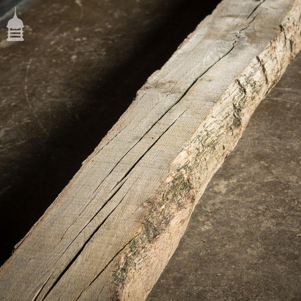 Rustic Waney Edge Reclaimed Seasoned Oak Beam Slab