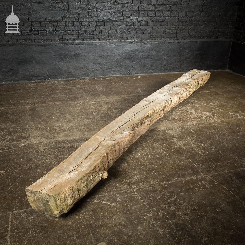 Rustic Waney Edge Reclaimed Seasoned Oak Beam Slab