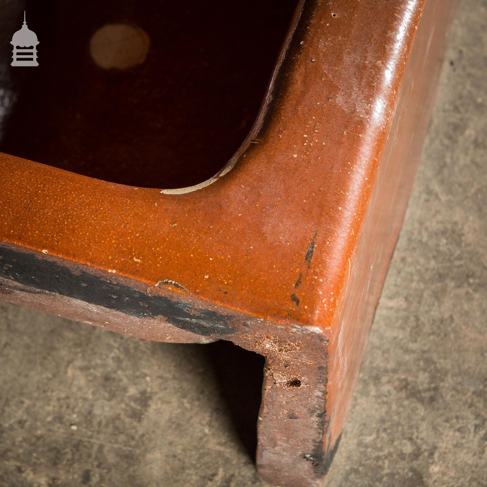 Large Victorian Salt Glaze Orange Peel Ceramic Trough Sink by Oats & Green LTD Halifax DUPLICATE NAME 5