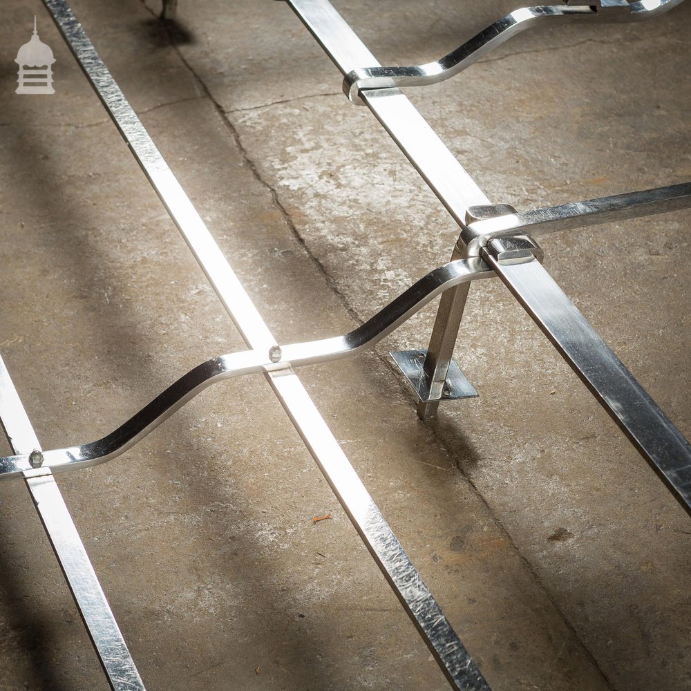 A 1950’s Butchers Stainless Steel Meat Display Rack