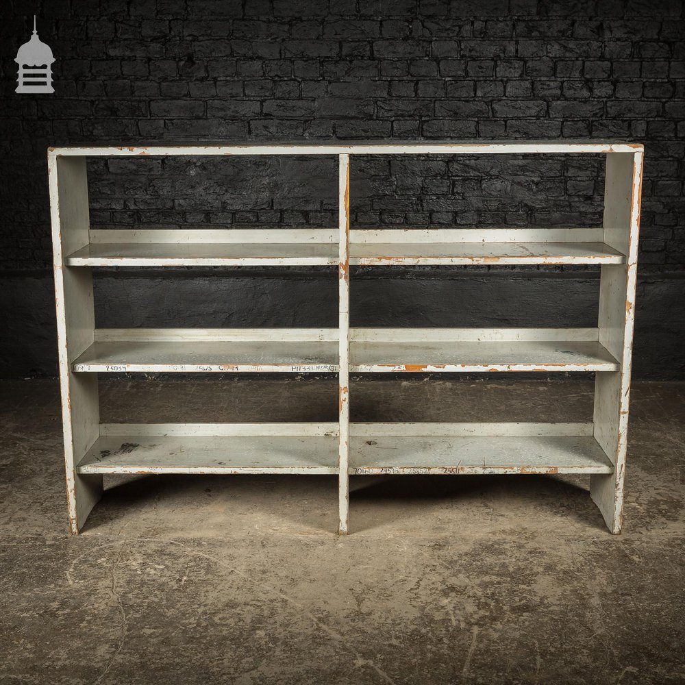 Light Grey Industrial Workshop Shelving Unit