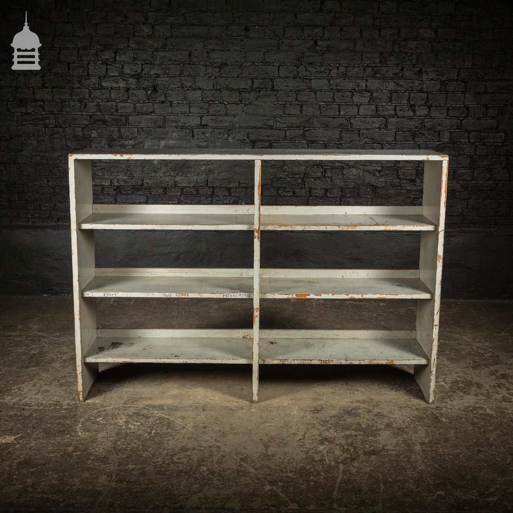 Light Grey Industrial Workshop Shelving Unit