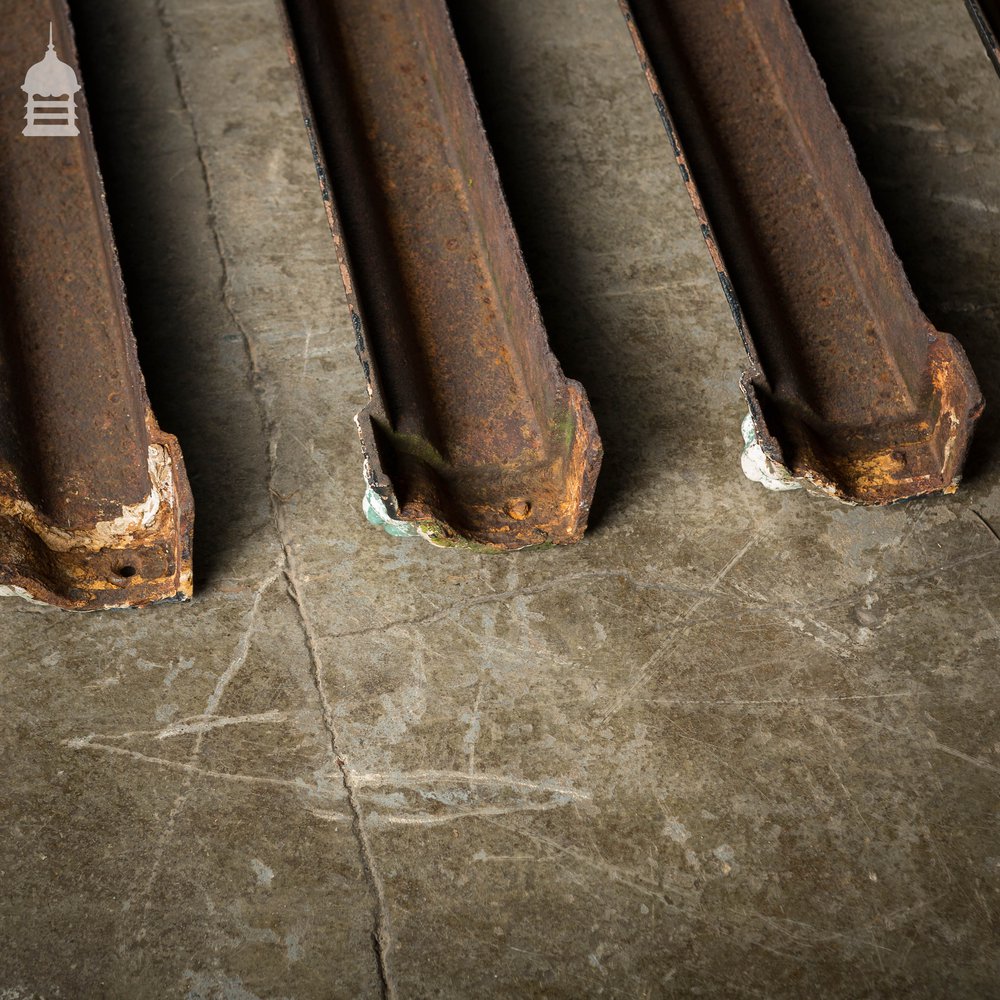 Cast Iron Gutters, Black Painted with Lionhead Design