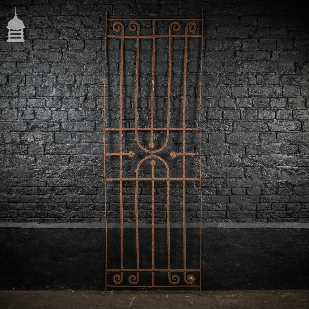 Georgian Blacksmith made Wrought Iron Railing Panel