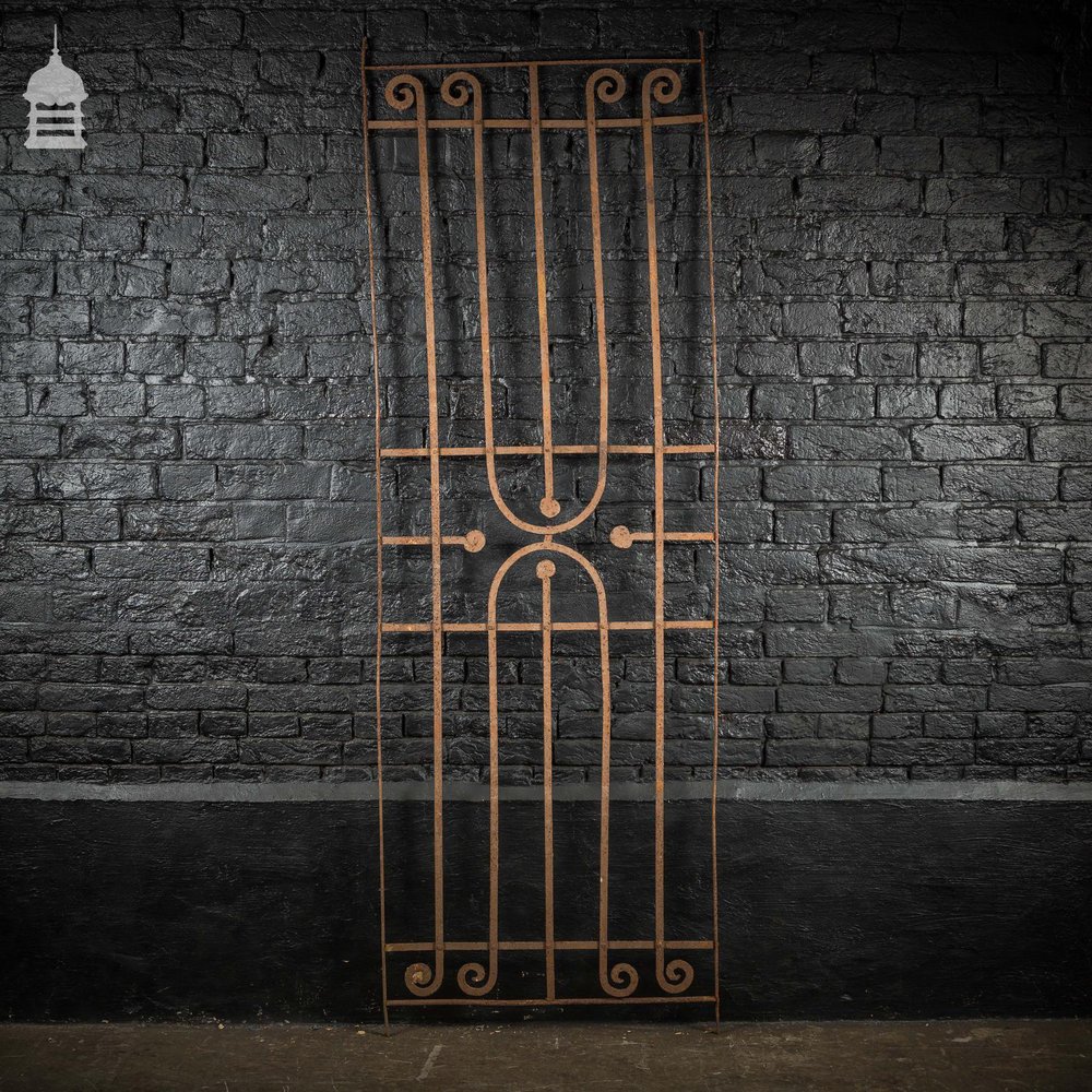 Georgian Blacksmith made Wrought Iron Railing Panel