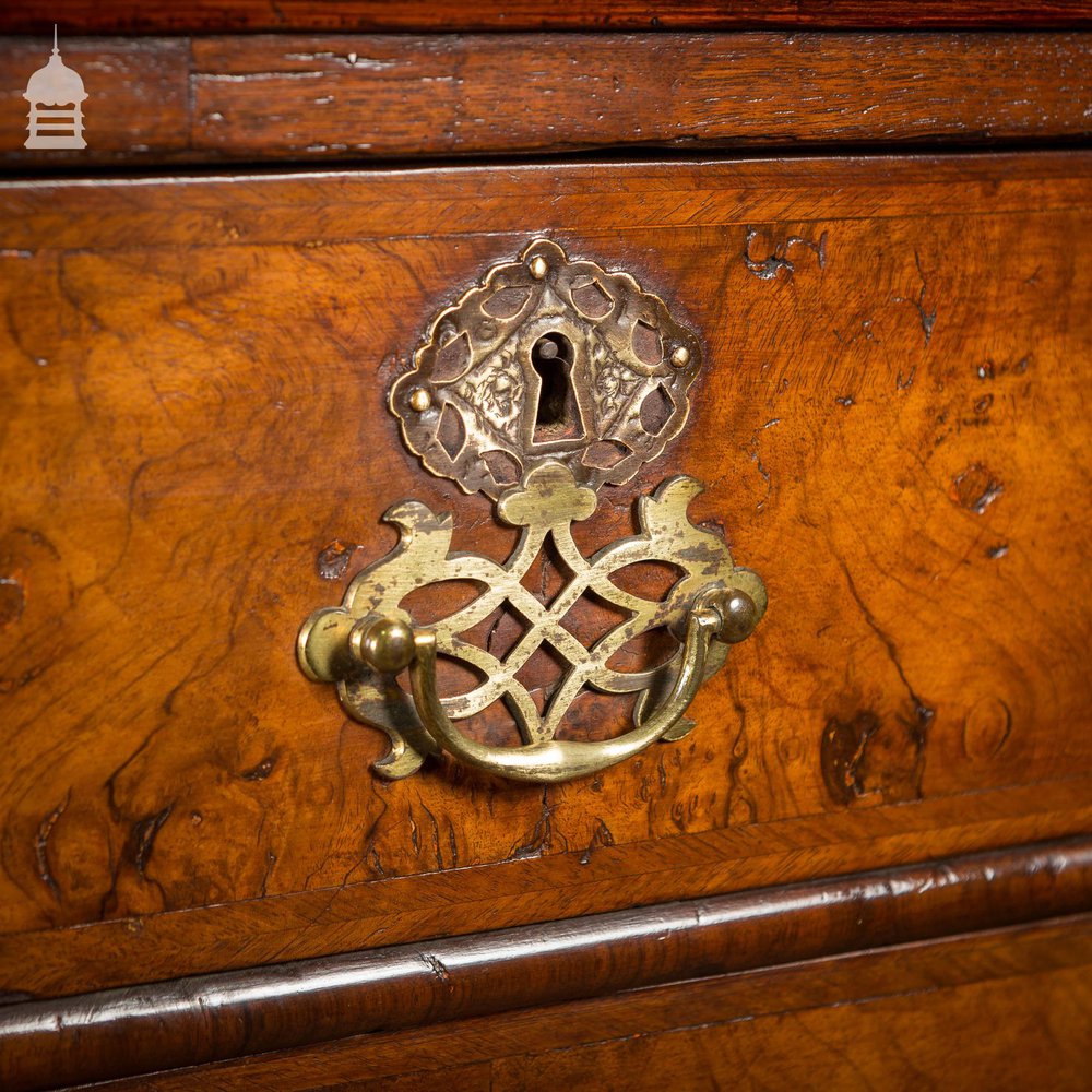 Late 17th C William & Mary Walnut Escritoire Secretaire