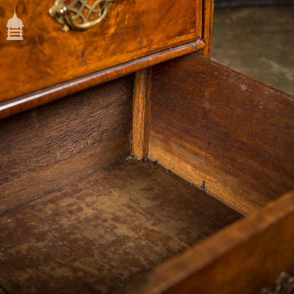 Late 17th C William & Mary Walnut Escritoire Secretaire