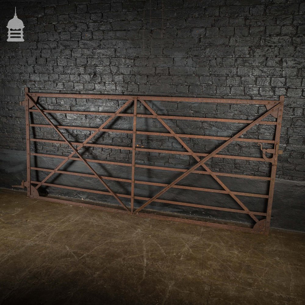 18th Century 9ft Strap Iron Farm Gate