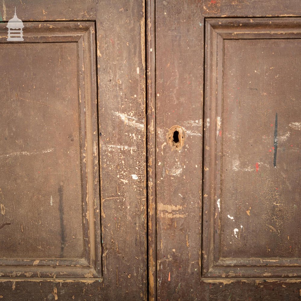 Early 19th C WHSmiths Cabinet Counter Later Workbench