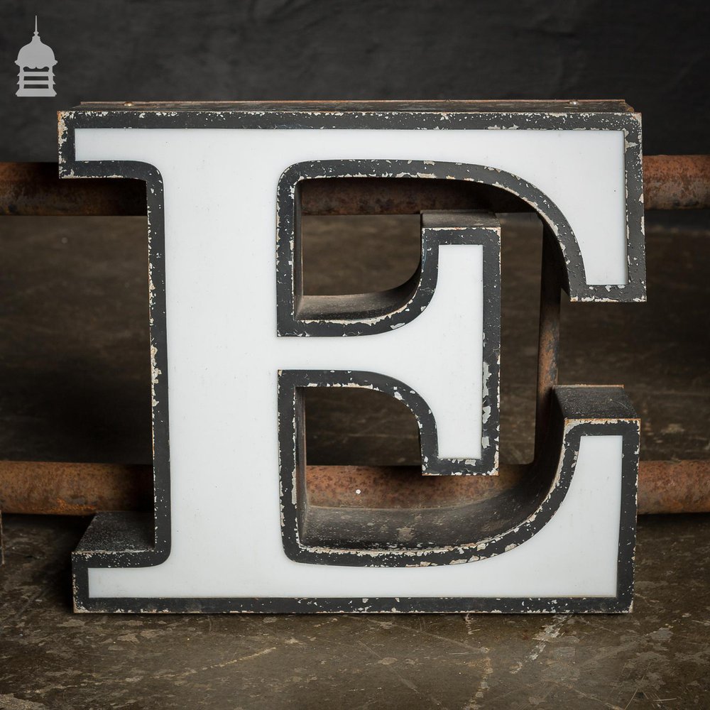 Large Reclaimed Sign Letters on Curved Steel Bracket from Camden Lock Market