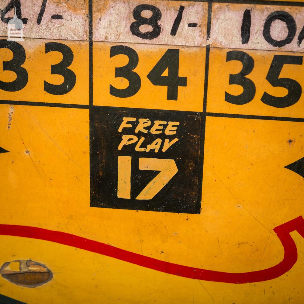 Vintage Green and Yellow Fun Fair Ball Game