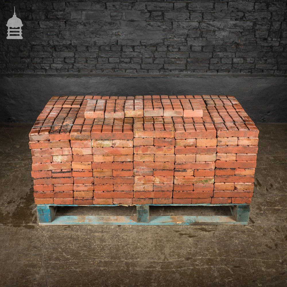 Batch of 336 Rare 8 Block Red Stable Floor Bricks 9.5 SqMs