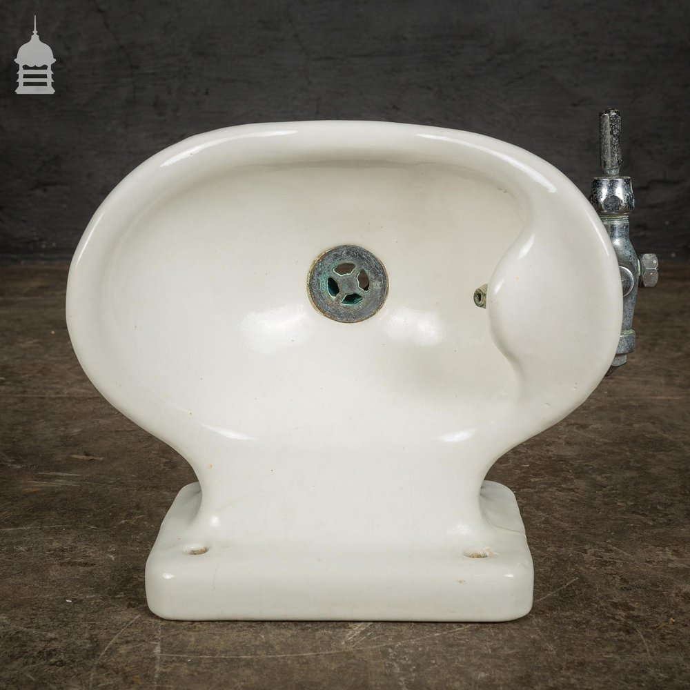 Reclaimed Wall Mounted Ceramic Drinking Fountain