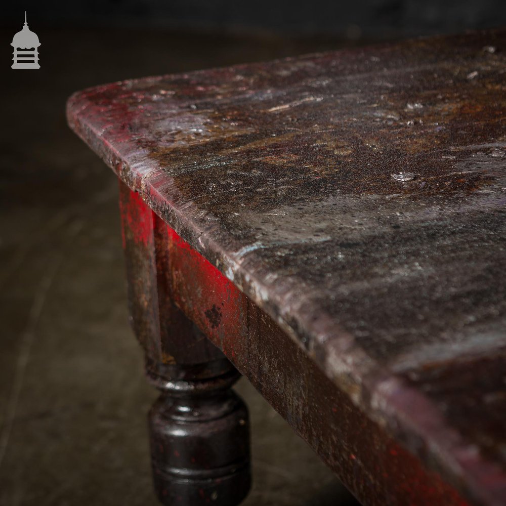 Workshop Finishing Bench Repurposed from 19th C Pine Table