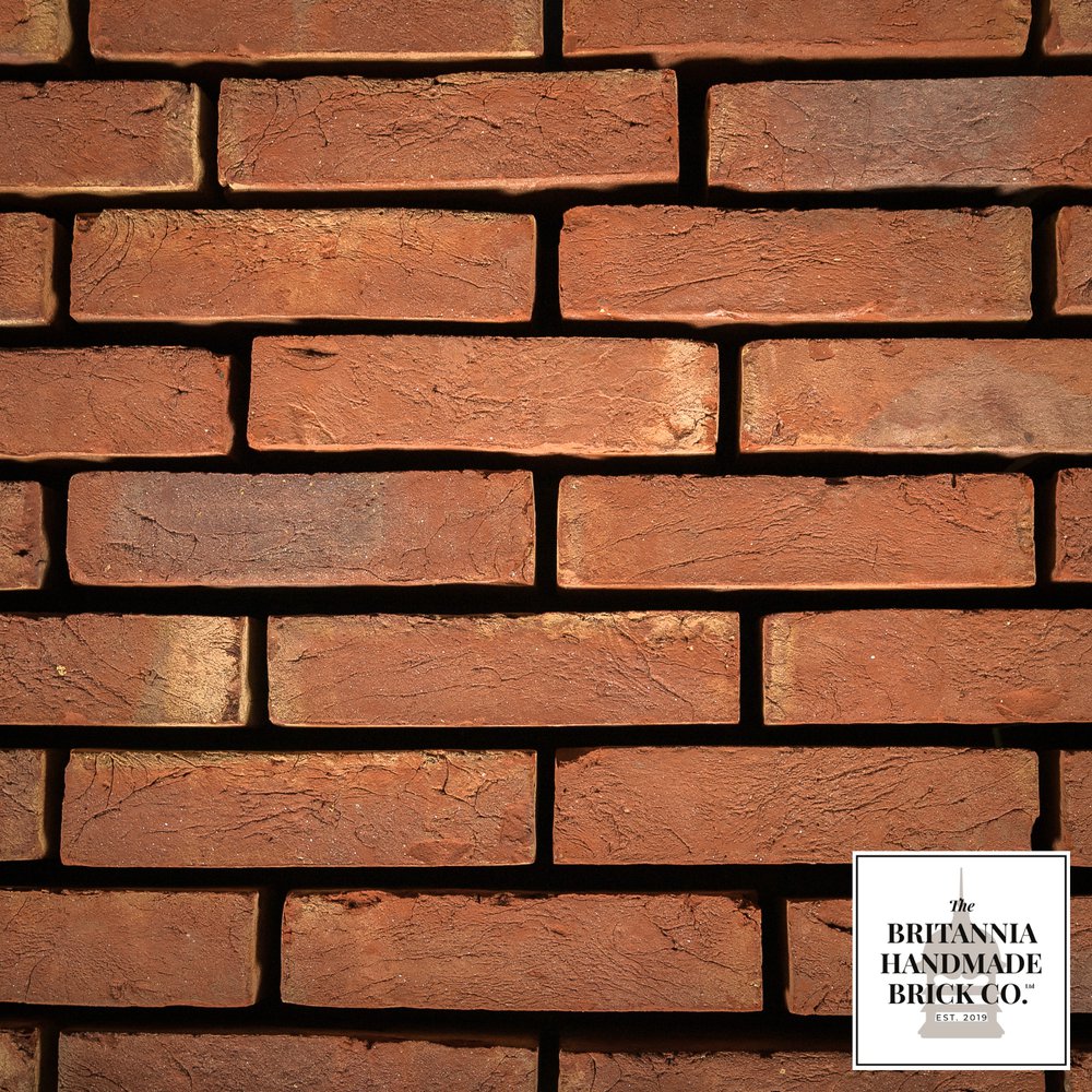 2" Handmade Red Brick, Period Style Facing Bricks