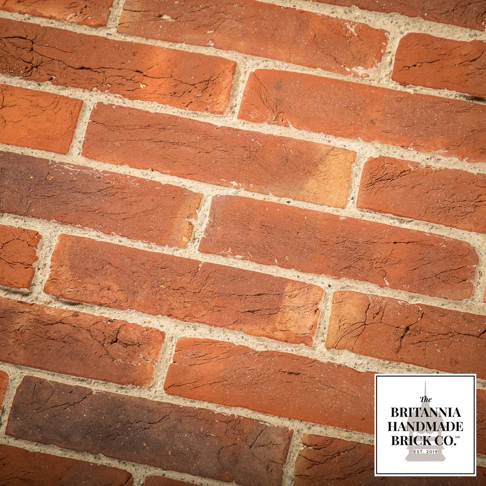 2" Handmade Red Brick, Period Style Facing Bricks