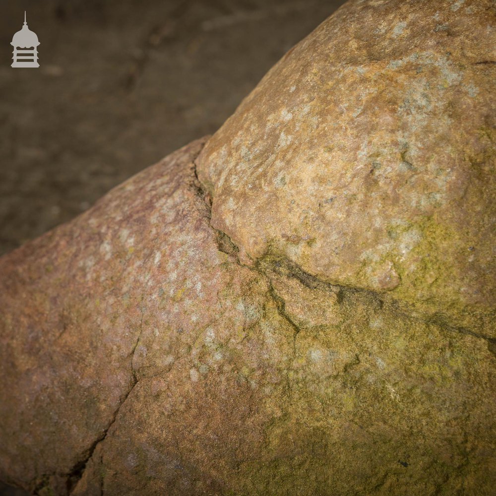 Large Weathered Smooth Glacial Rock Boulder