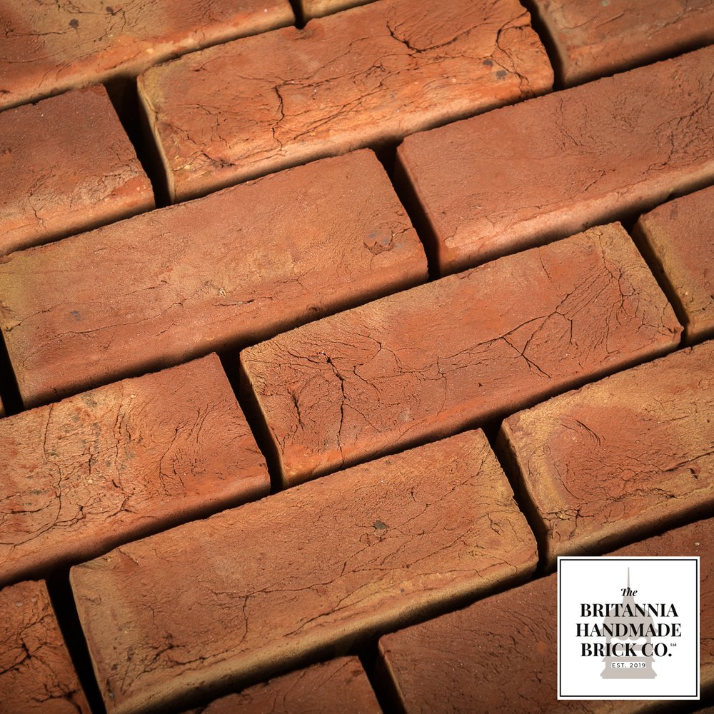 3" Handmade Red Brick, Period Style Facing Bricks