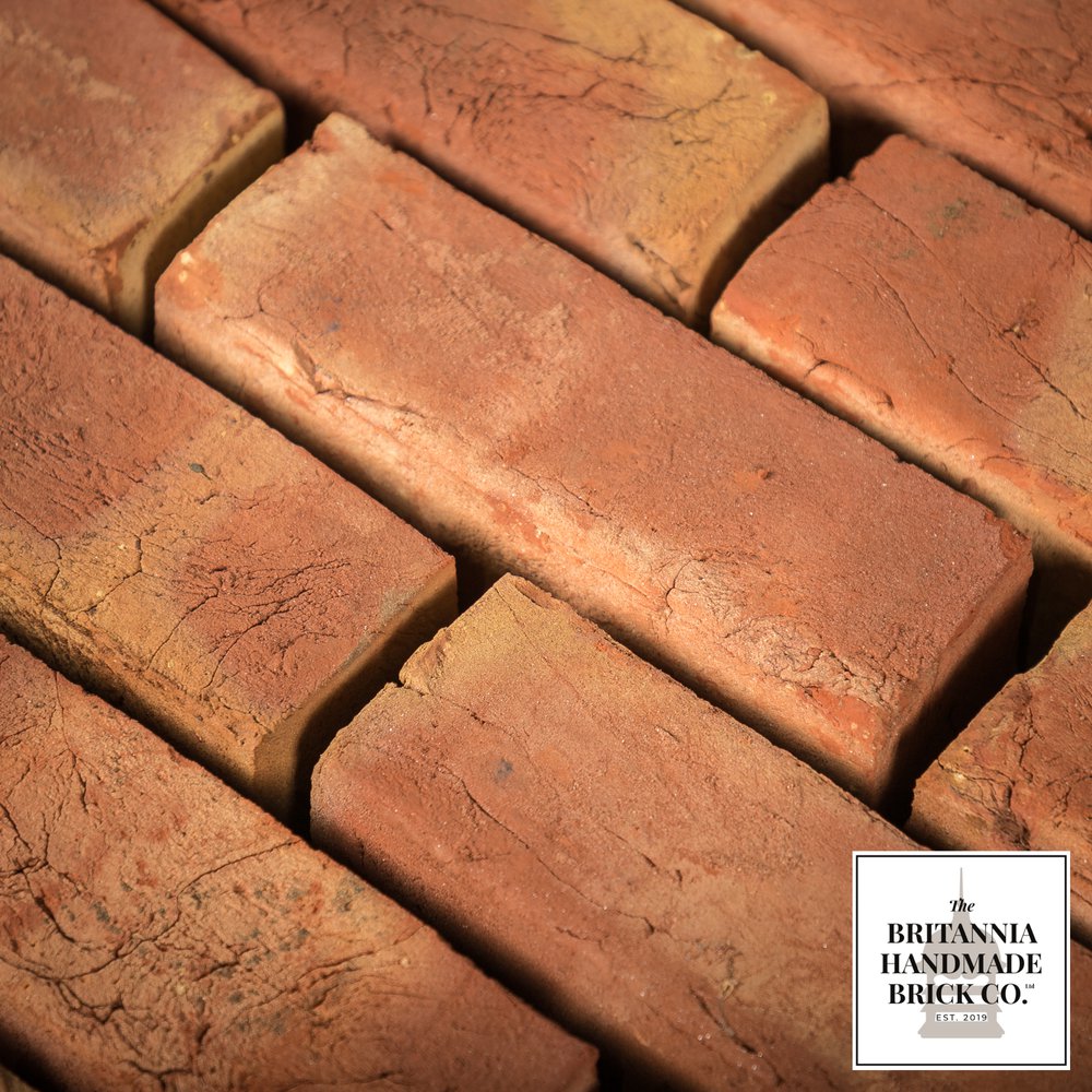 3" Handmade Red Brick, Period Style Facing Bricks