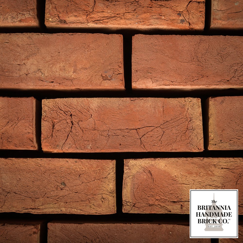 3" Handmade Red Brick, Period Style Facing Bricks