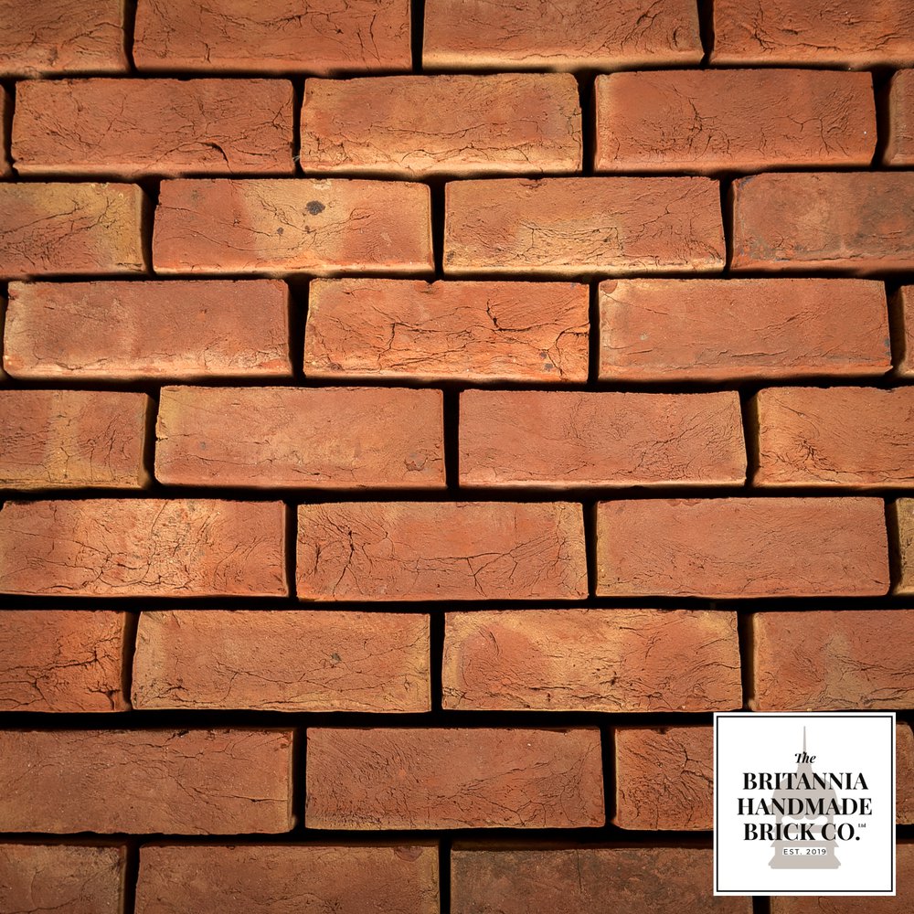 3" Handmade Red Brick, Period Style Facing Bricks