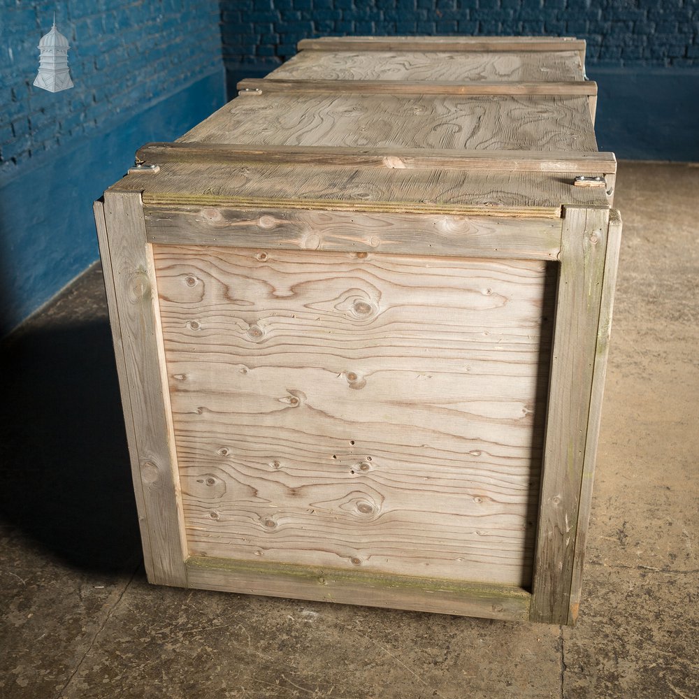 Large Wooden Aircraft Part Shipping Crate Box Reclaimed from a Norfolk RAF Base