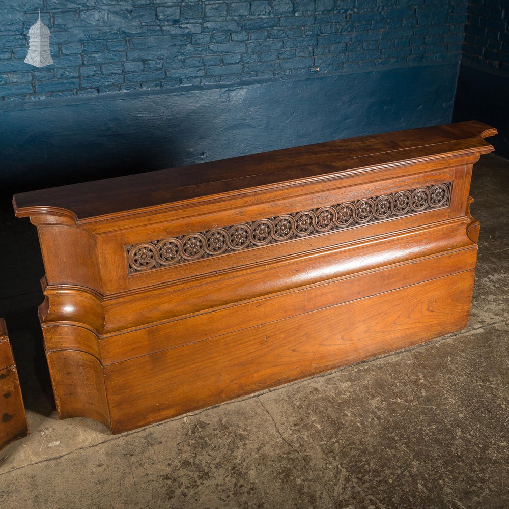 Pair of 19th C Mahogany Covers